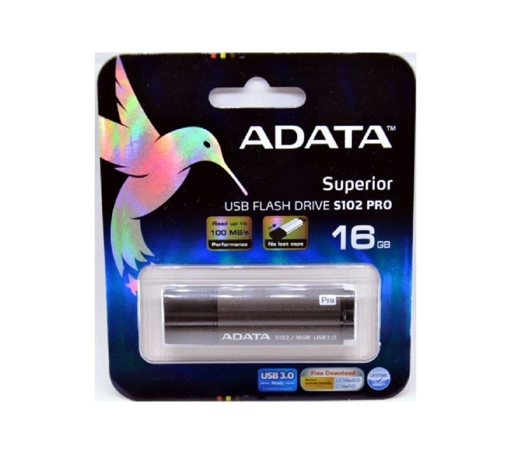 ADATA USB 3:0 16GB S102 GREY MOBILE DISK