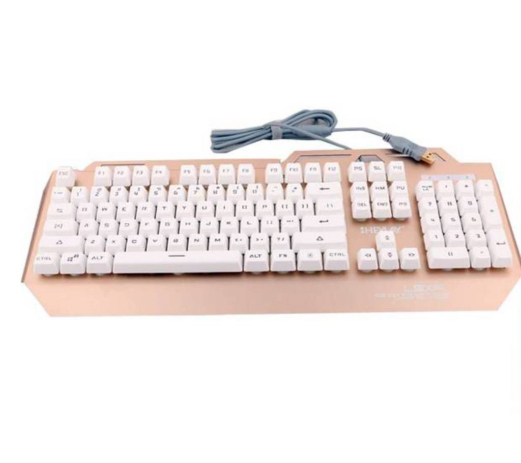 Metalic Armoured Mechanical Gaming keyboard