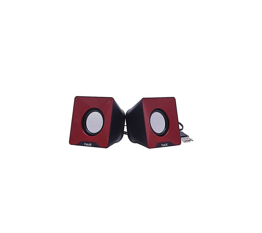 Havit Mini USB Speaker - Black and Red