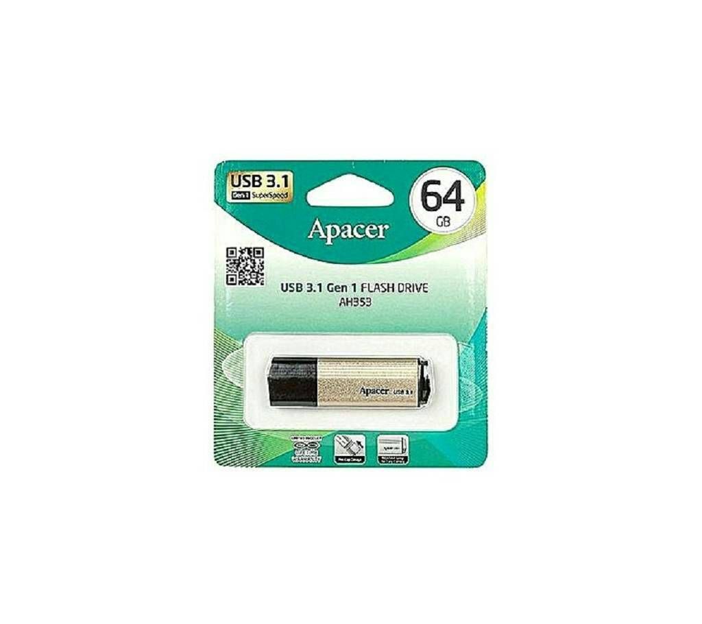 Apacer USB 3.1 64GB (AH353) Pendrive 64GB