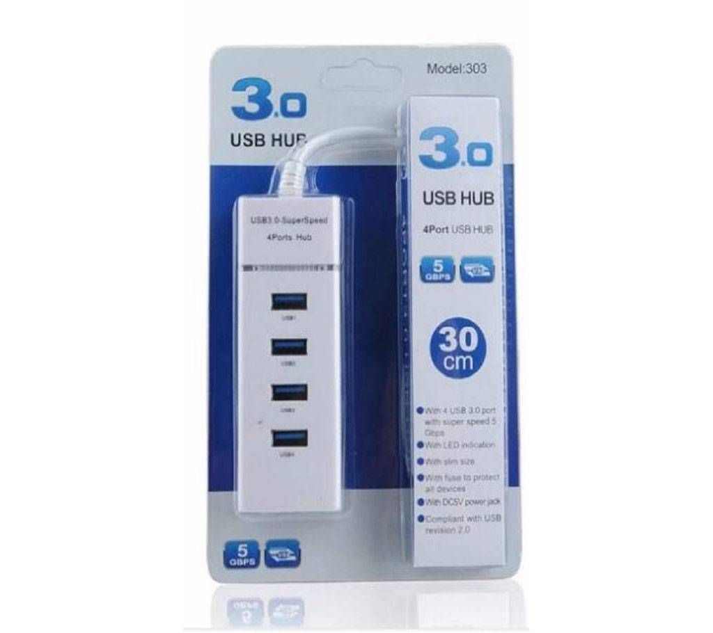 USB  HUB 4 Port ( Black)