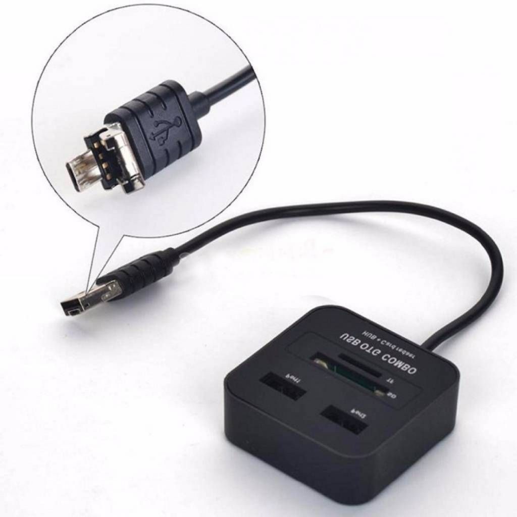 multi-function dual OTG COMBO (reader + hub)