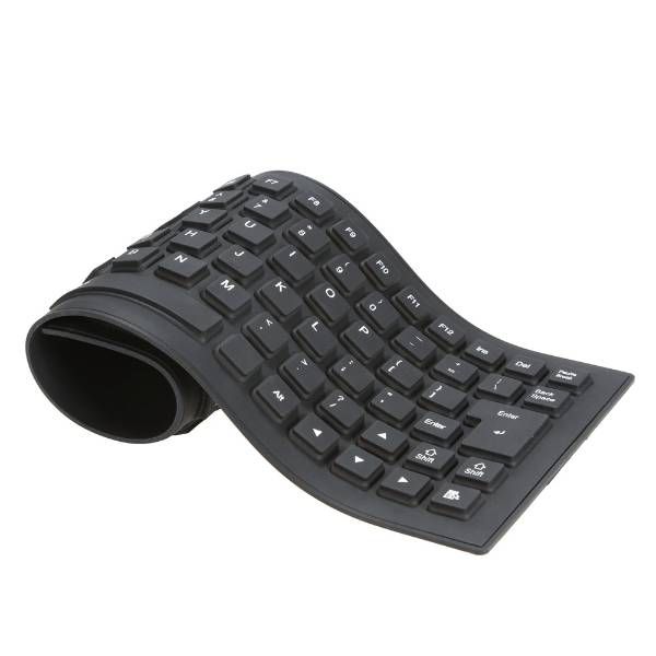 Foldable Keyboard Flexible USB  Washable Key board