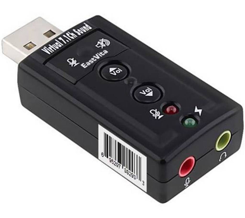 7.1 Channel USB Sound Card Adapter