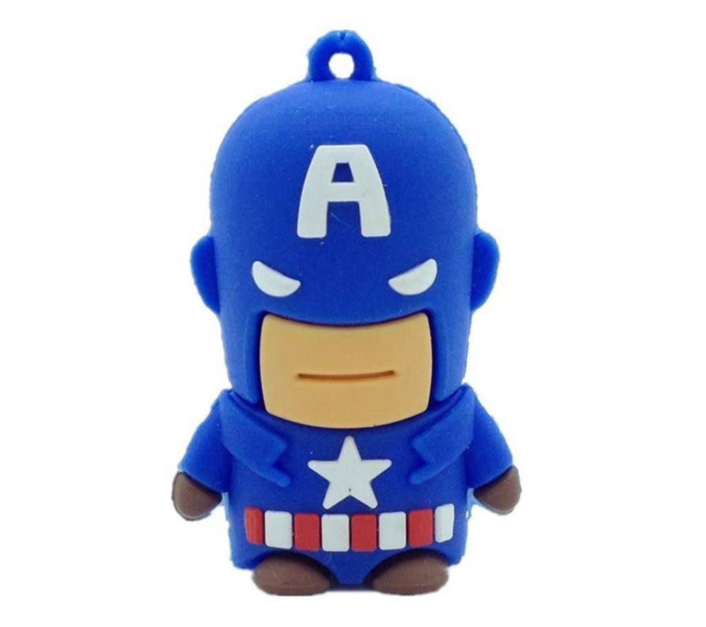 Captain America style pen drive-32 GB 