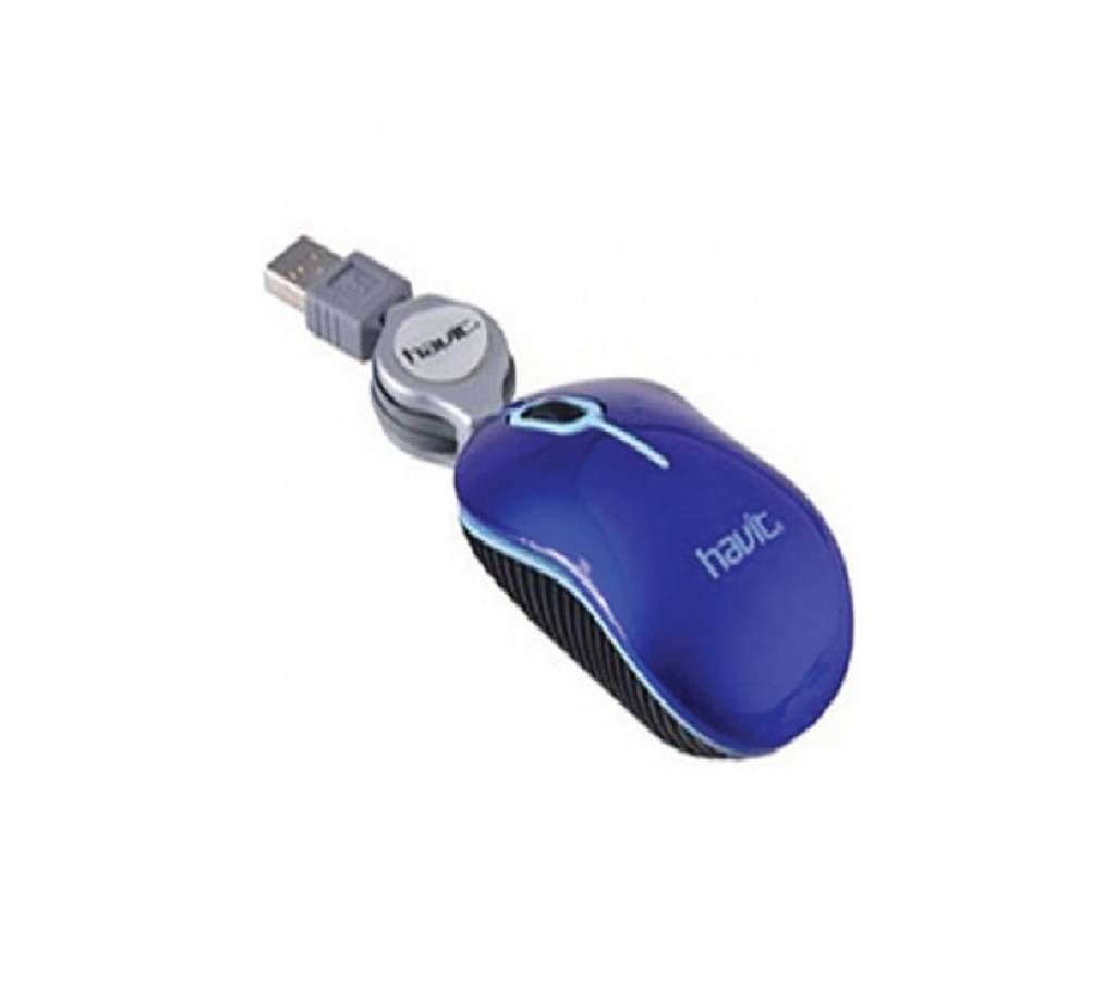 HAVIT Mini Optical Retractable USB Mouse (Mixed Color)