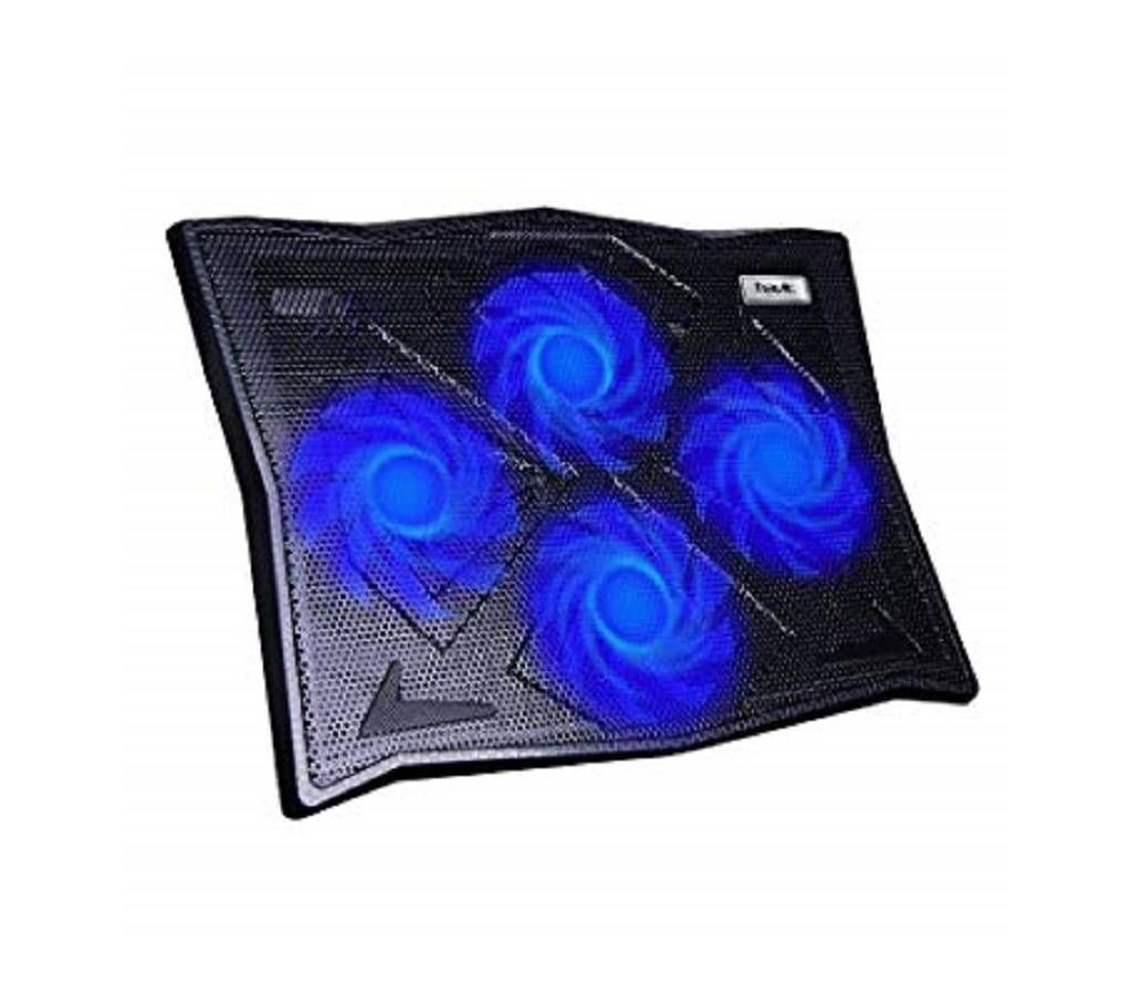 HAVIT LAPTOP COOLING PAD (Four Ultra-Quiet 110mm Fans with Eye- catching blue LED light,Optimized heat dissipation effect for 14"-17" Laptops)