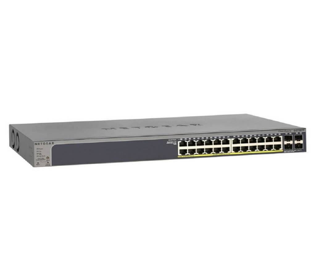 24-Port ProSafe Gigabit PoE Manage Switch+4SFP Lifetime Warranty