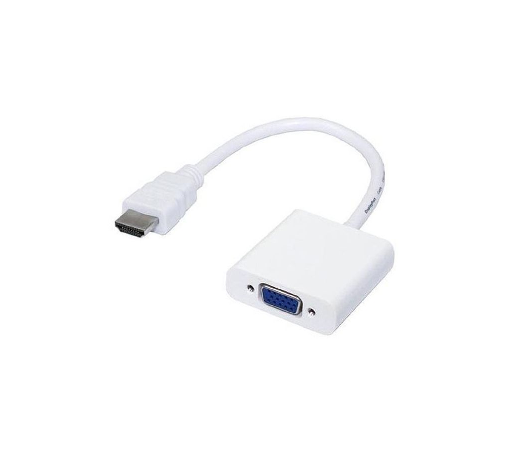 HDMI to VGA Converter - White