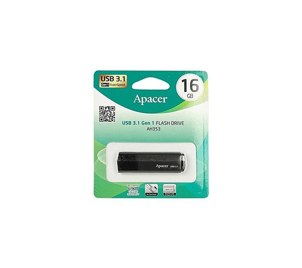 Apacer AH353 - USB 3.1 Pendrive - 16GB - Black