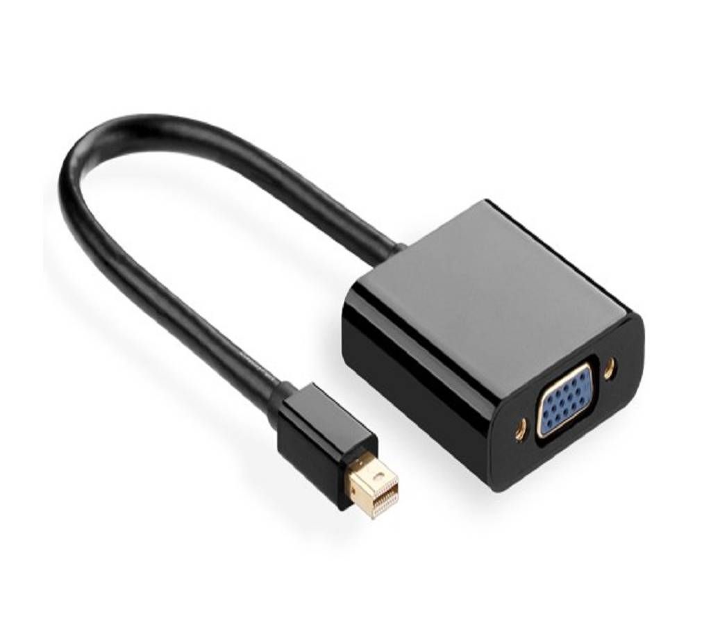 Mini Display Port to VGA Converter Black ABS-15CM