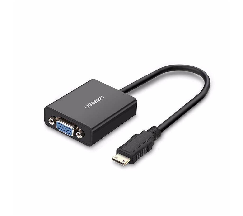 Mini HDMI to VGA+3.5MM Audio+Mirco USB converter