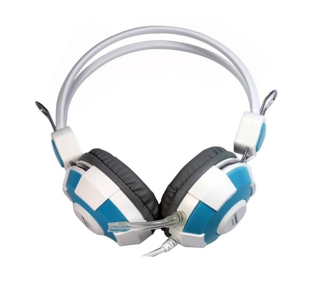 CH-6110 Stereo Headphone - Blue and White