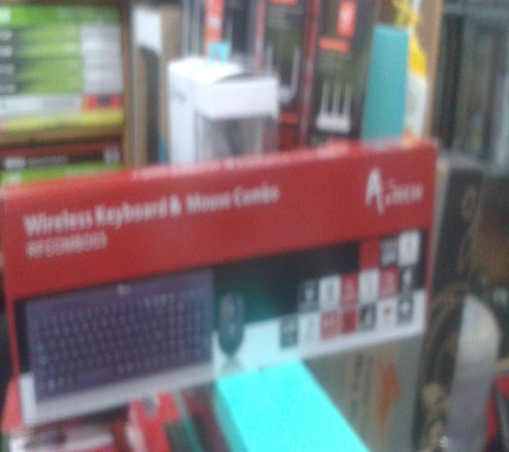 Wireless Keyboard and Mouse Combo - Black