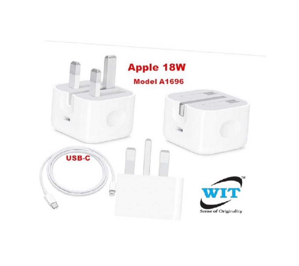 18W USB-C Apple Power Adapter Charger for iPad Pro A1696