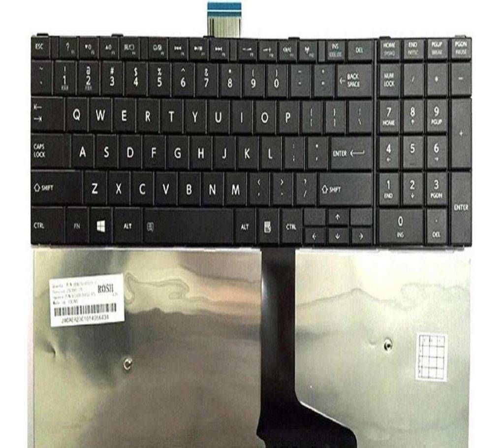 Laptop Internal Keyboard Compatible with Toshiba Satellite C50 C55 C55D C50D C50DT Laptop Internal Keyboard-Black