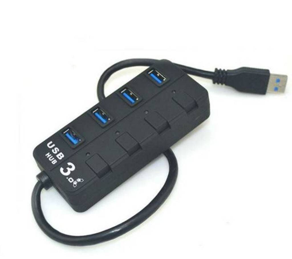 4 Port USB 3.0 HUB with Power Switches