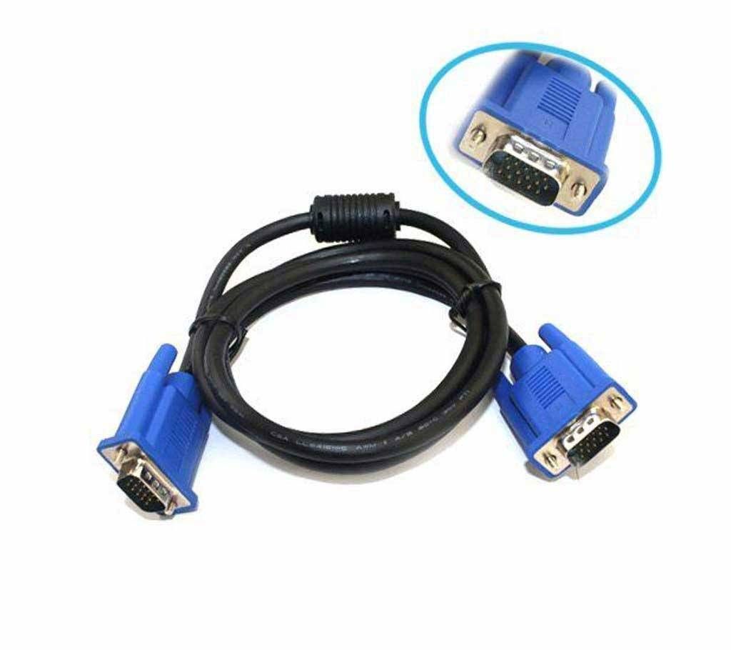 VGA Cable 1.5M - Black and Blue