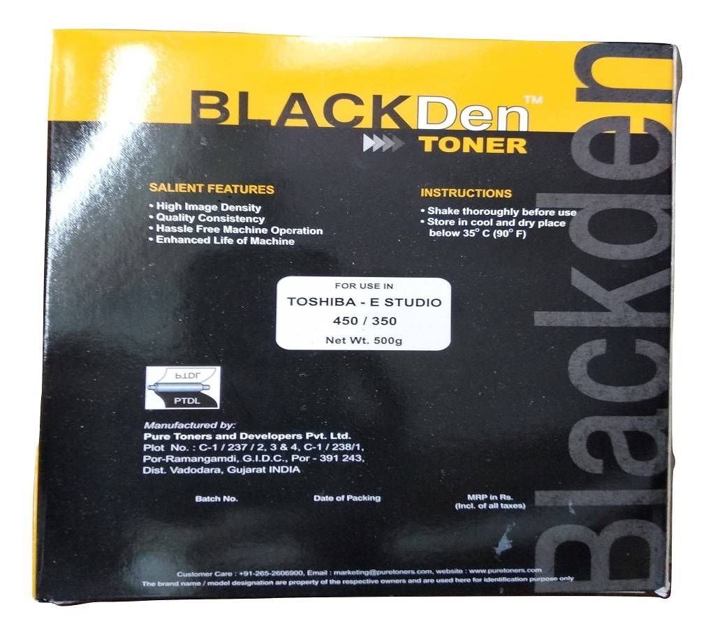 Black Den Toner Black Copier Poly Toner Toshiba  E-Studio All Digital Copier
