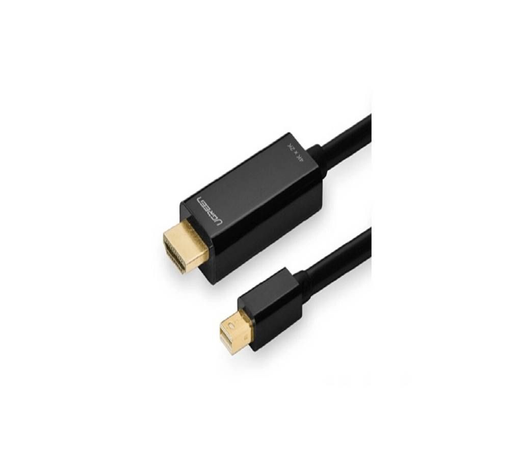 Mini dp male to hdmi cable black / 2M