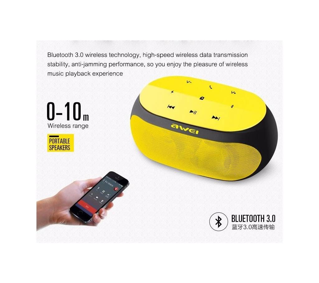 Wireless Bluetooth Speaker Y200 - Yellow