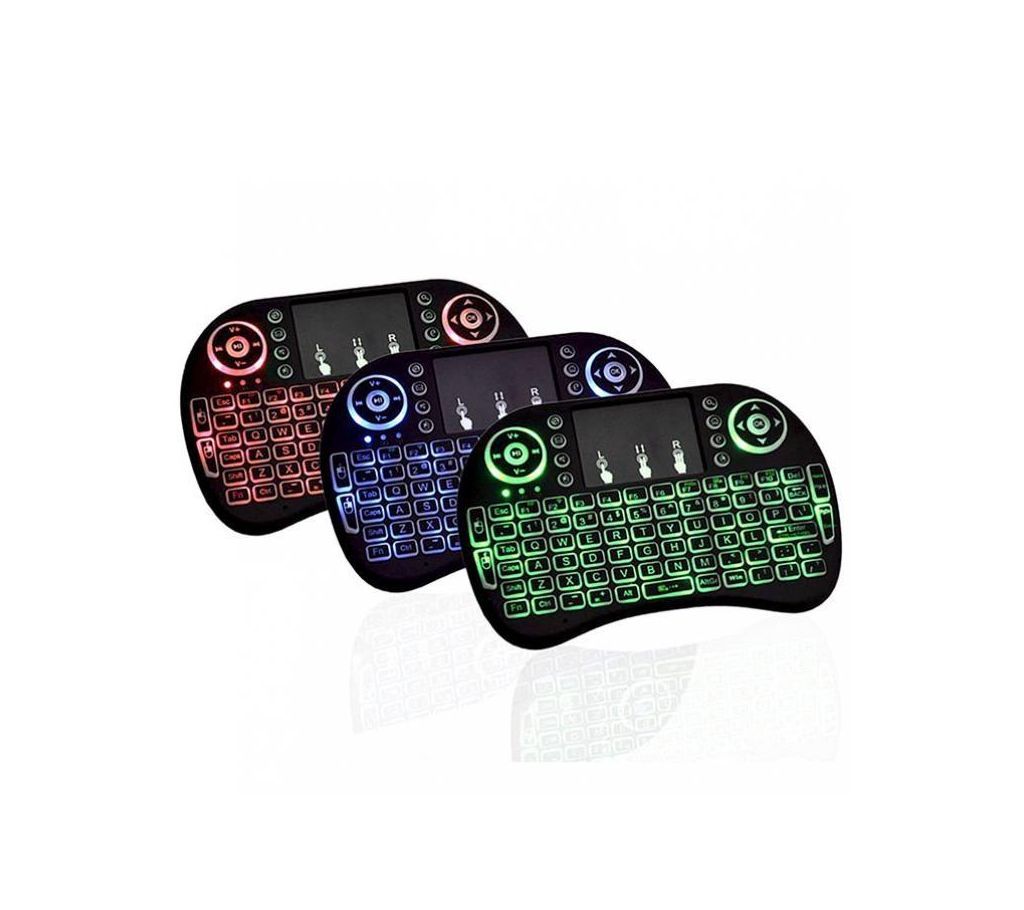 Wireless Backlit Mini Keyboard with Touch Pad - 1 pcs