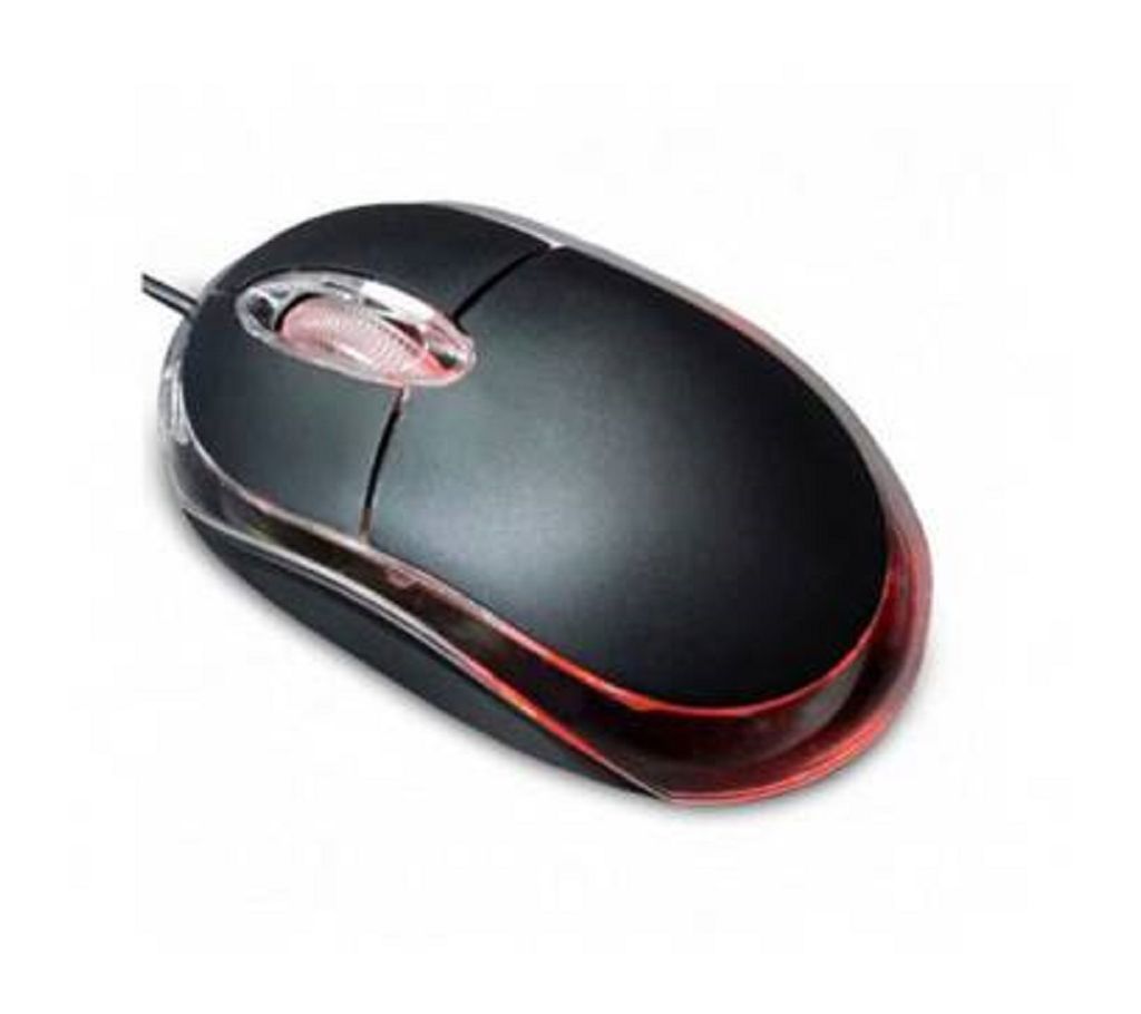USB Mini Optical Mouse - Black 