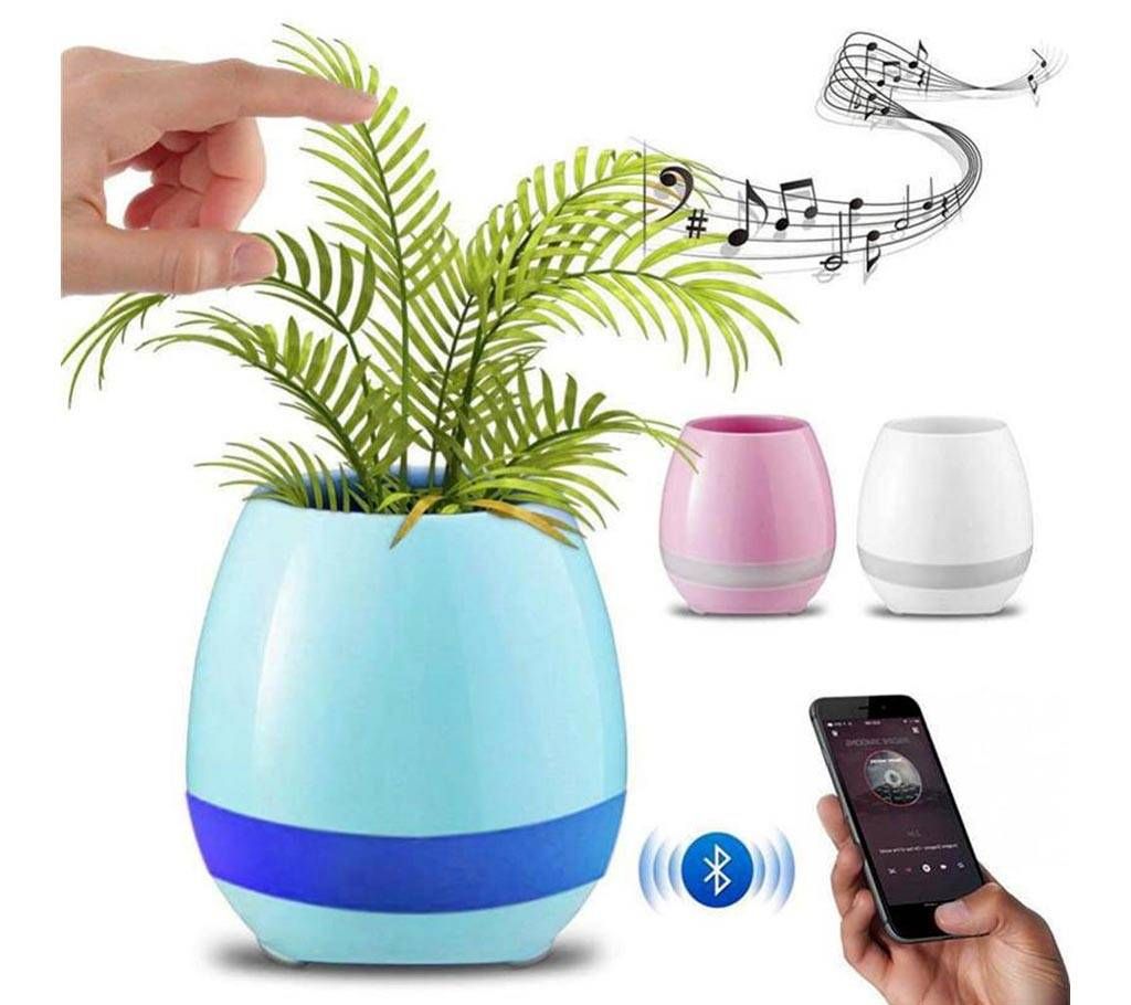 4 In 1 Touch Sensor Smart Flower Pot Speaker