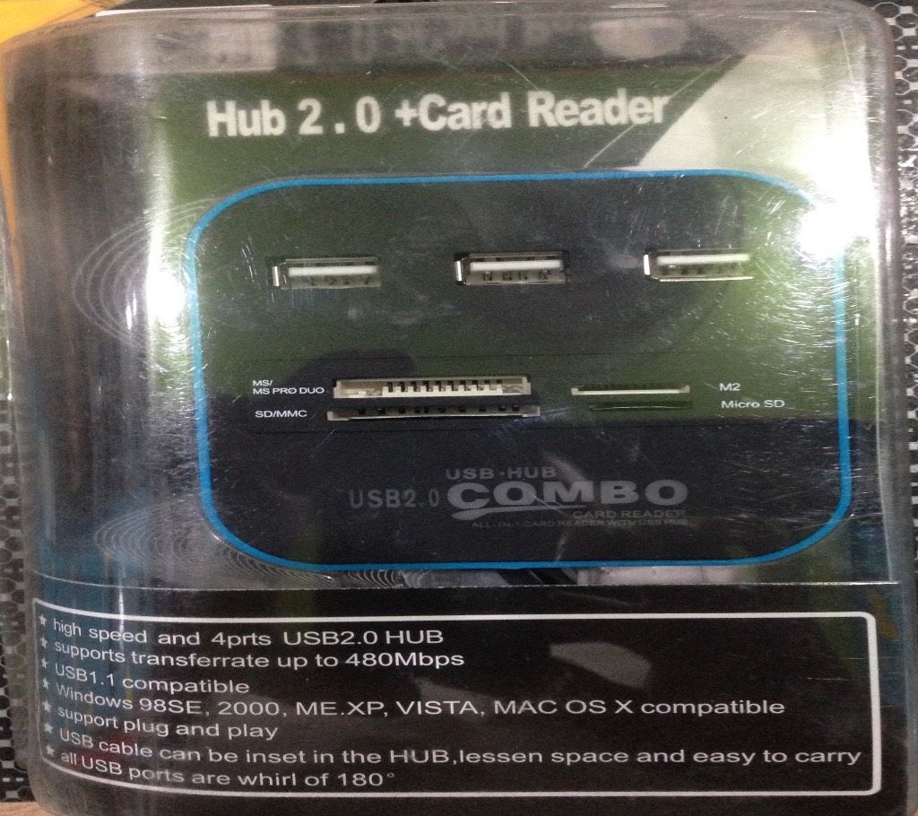 USB Hub With Cardreader