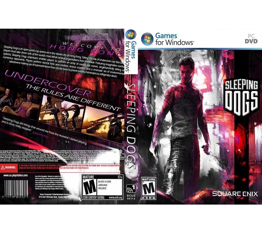 Sleeping Dogs PC DVD