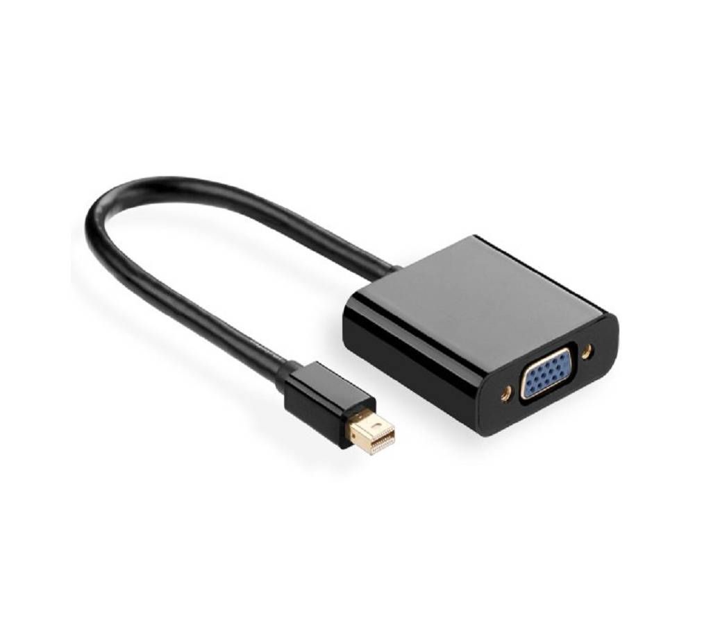 Mini Display Port to VGA Converter Black ABS/15CM
