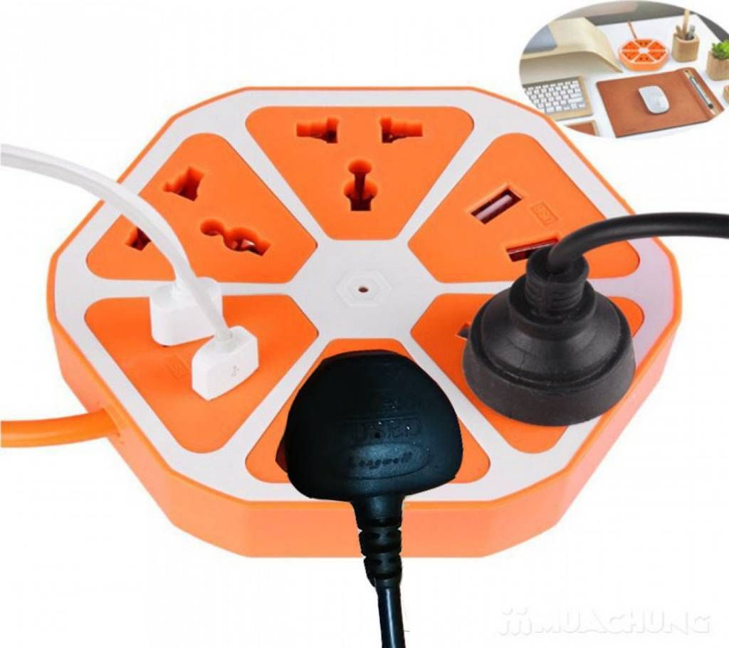 4 USB Circular Socket