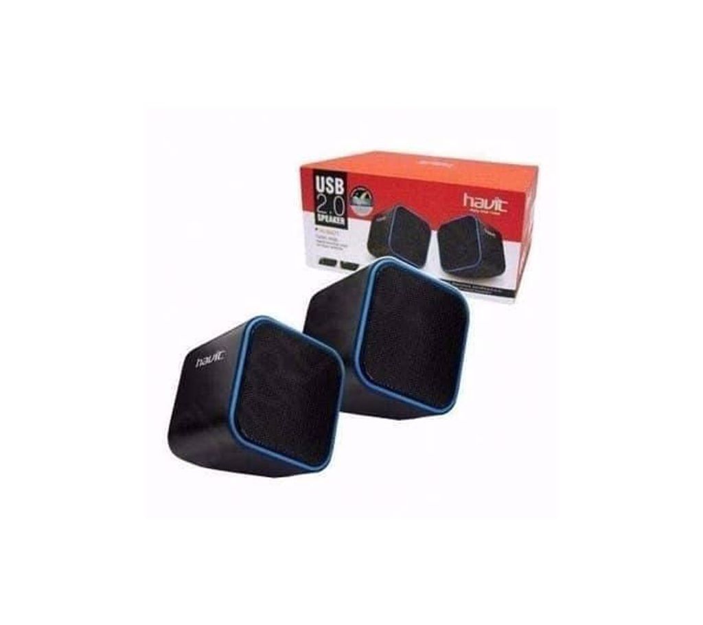 Havit HV-SK473 2.0 Channel USB Multimedia PC Speakers (Black/Red)