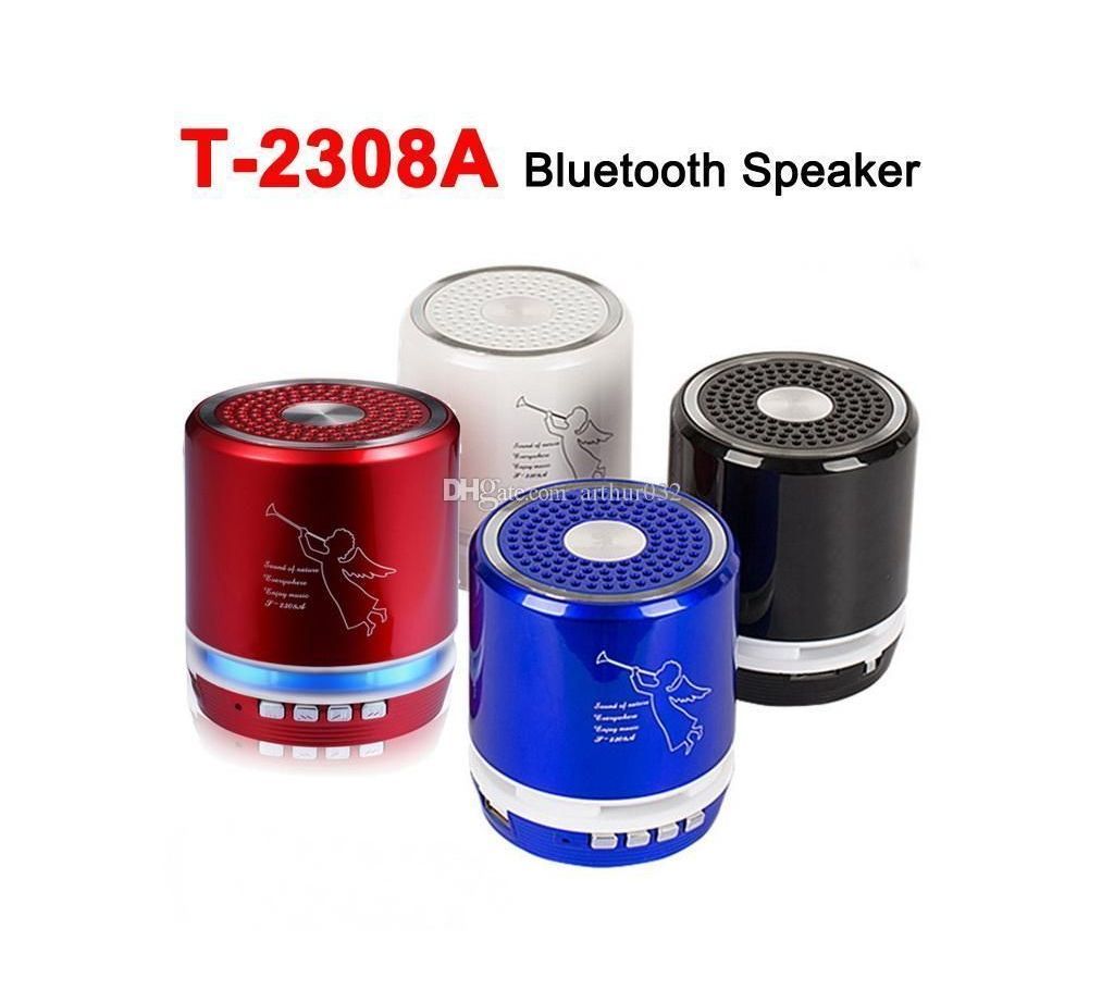 Bluetooth Led Metal Speakers T-2308a-Random Color