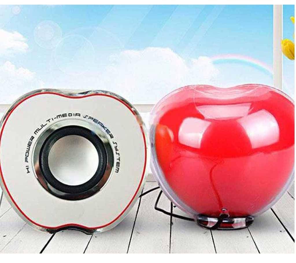 Apple shaped mini speaker