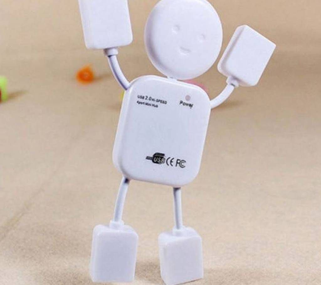4-port USB Hub Human Shaped