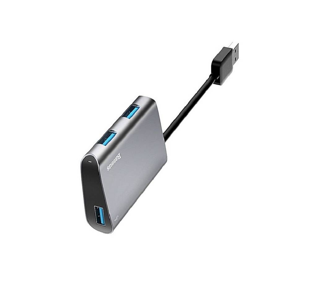 Baseus Baseus USB 3.0 and USB 3.0 Concentrator Hub Adapter - Grey