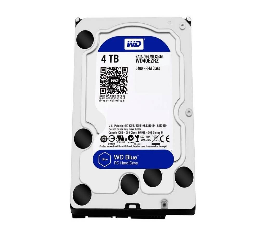 Western Digital Purple 4TB SATA 5400RPM 3.5 Inch Surveillance HDD