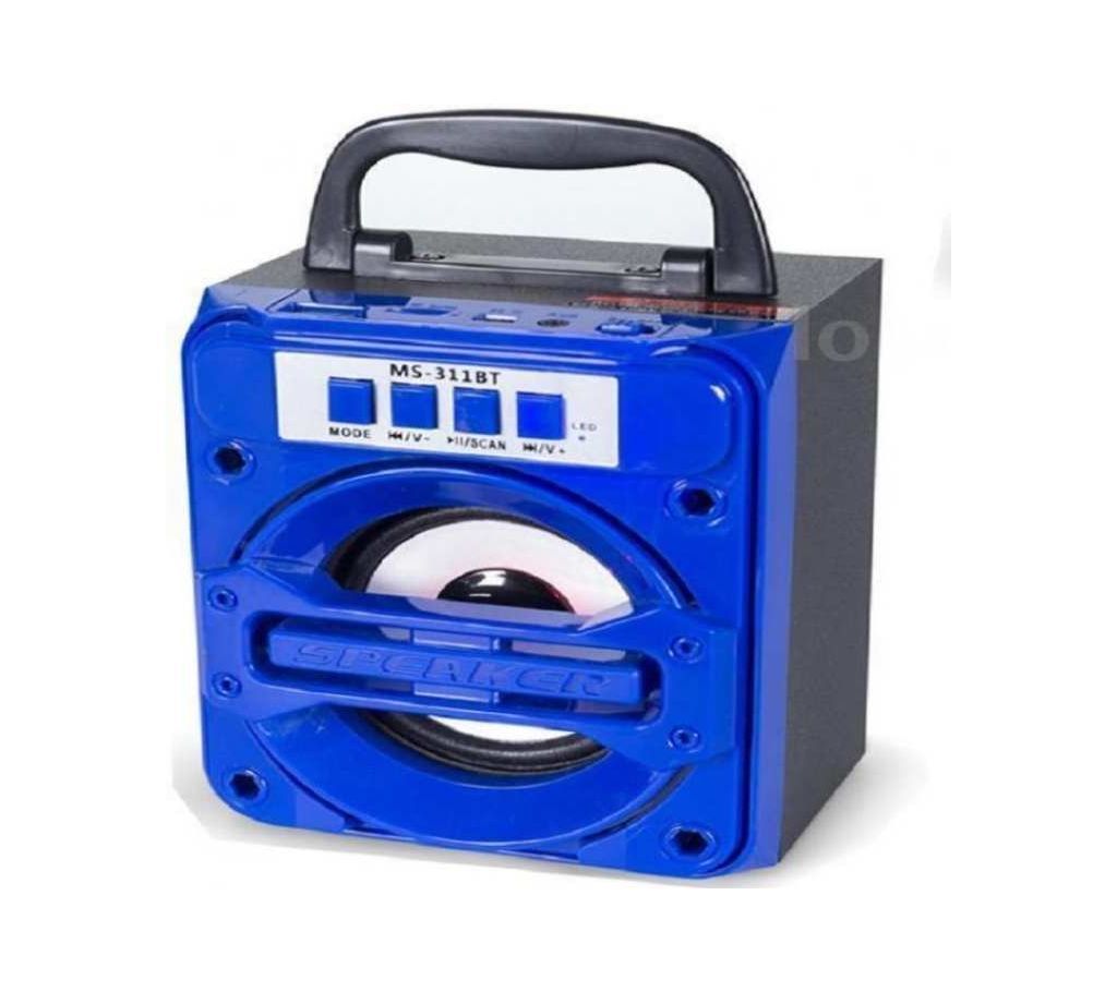 MS-311 Portable Wireless BT Mobile Multimedia Speaker Music Player - Blue