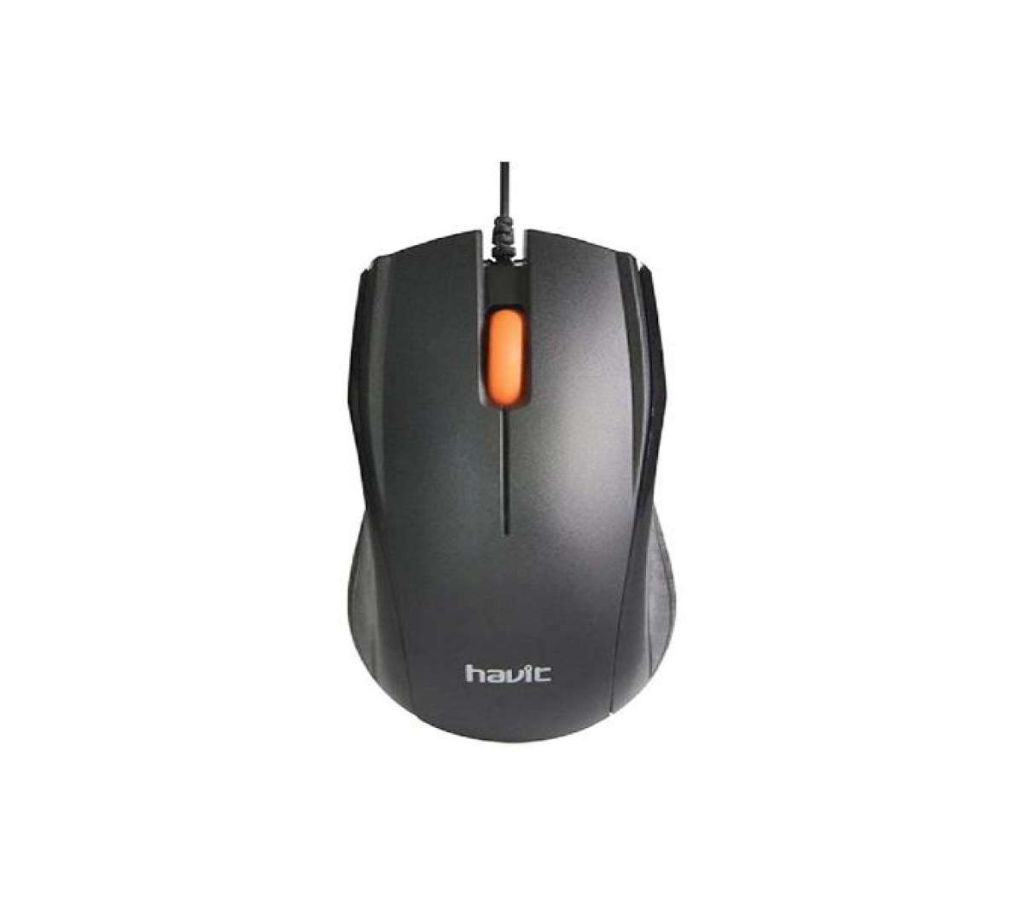HV-MS689 - USB Optical Mouse - Black