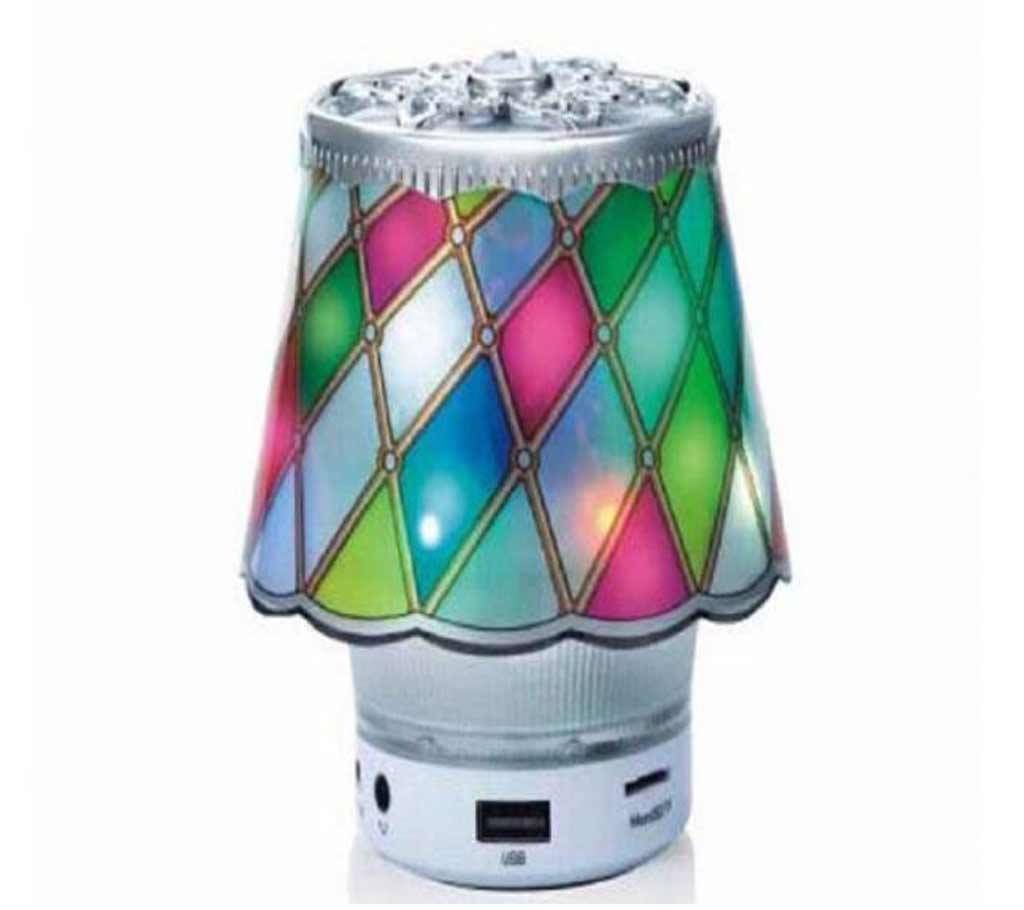 Wireless Rotate Bluetooth Speaker With Led Light 