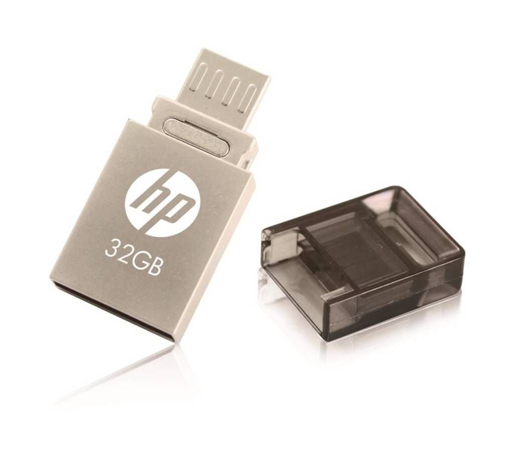 HP 32 GB USB 3.0 Metal OTG+USB Pendrive
