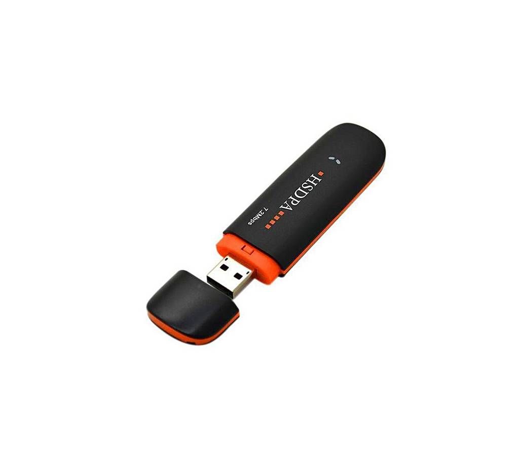 HSDPA/HSUPA 3G/4G up to 7.2MBPS Modem - Black and Orange
