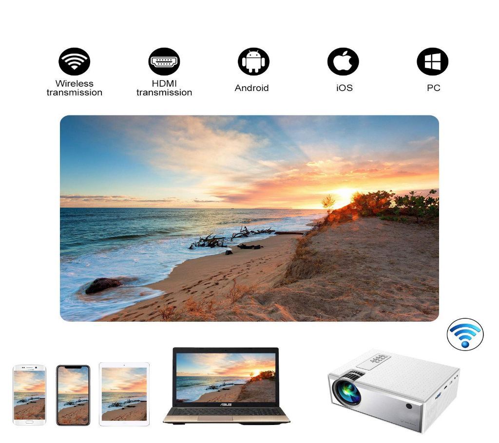 STI-Cheerlux C7 1500L TV Wifi Projector