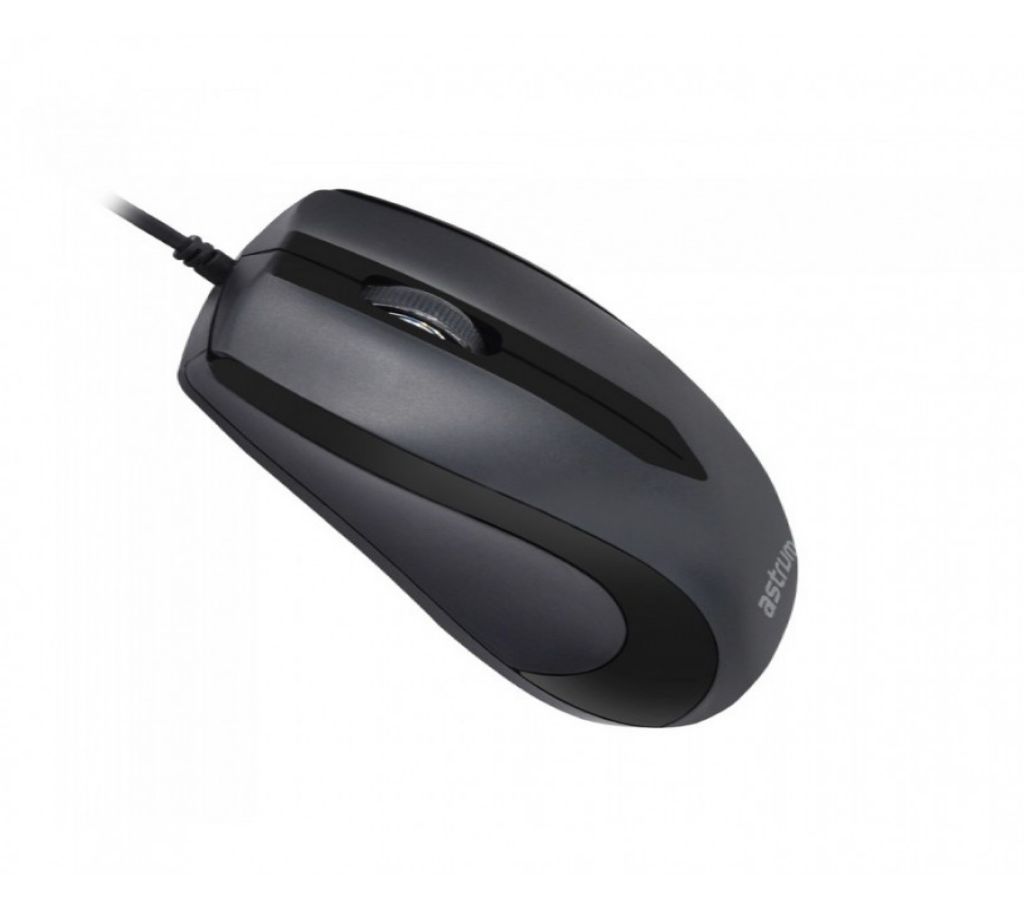 Astrum MU100 USB Optical Mouse - Black
