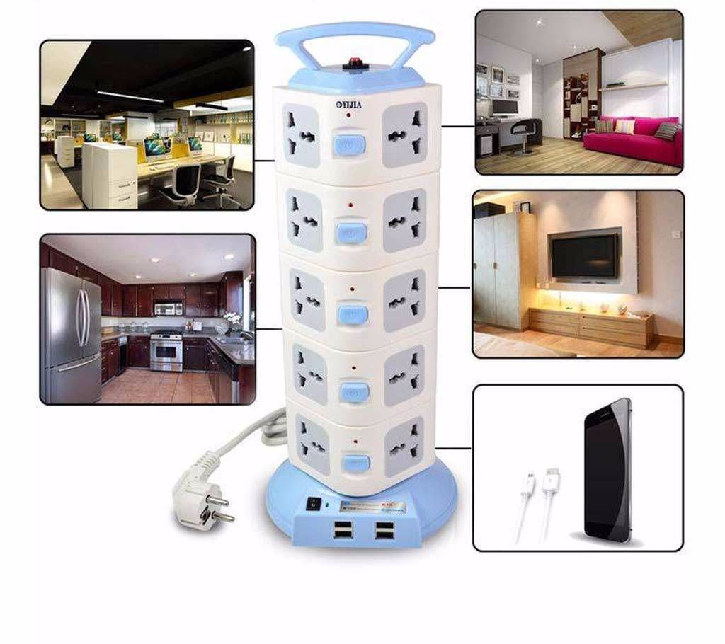 5 Layer Multi-plug Socket