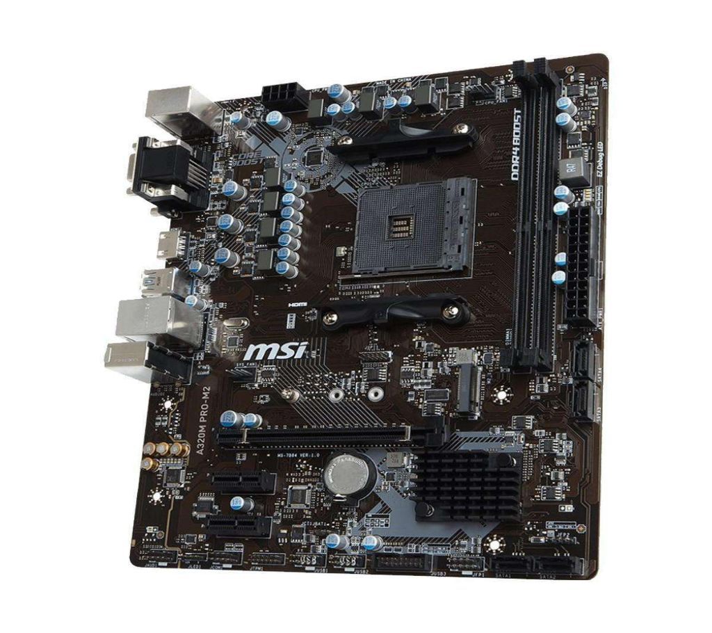 MSI A320M PRO-M2 V2 DDR4 AMD AM4 Socket Mainboard