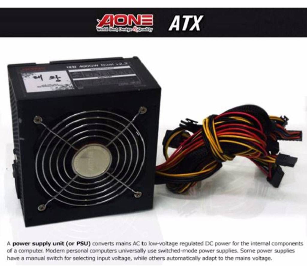 AONE PC POWER SUPPLY 450GW DUAL V2.2