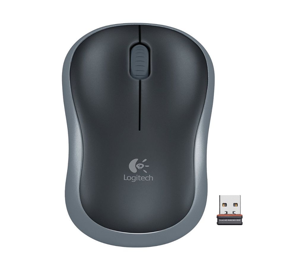 Logitech M185 Wireless Swift Gray MouseLogitech M185 Wireless Swift Gray Mouse