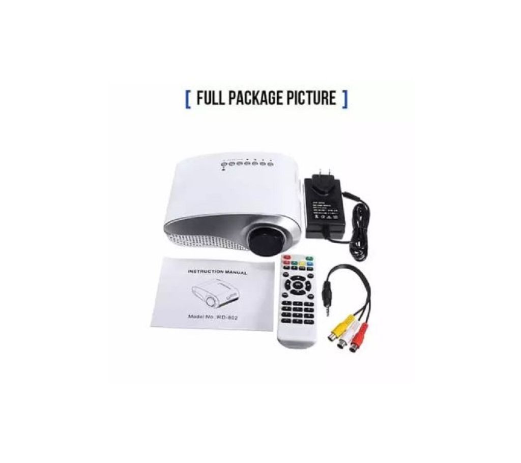 Portable Mini LED Projector RD-802